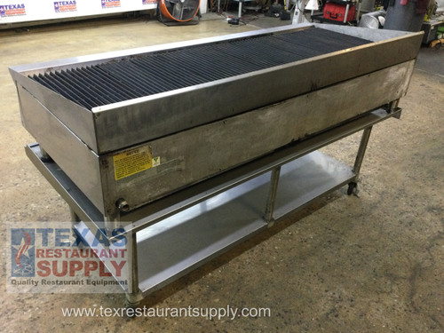 Star 72” Gas Countertop Charbroiler With Stand
