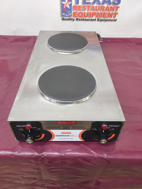Nemco Electric Vertical Two Burner Hot Plate