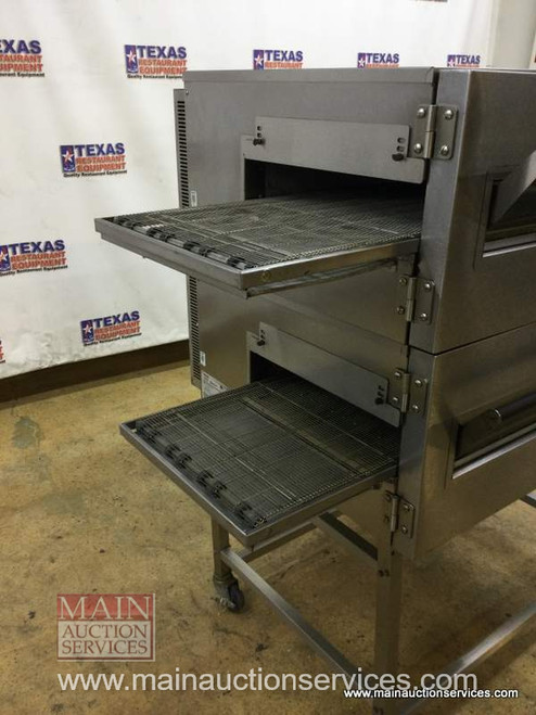 LINCOLN IMPINGER GAS DOUBLE CONVEYOR PIZZA OVEN