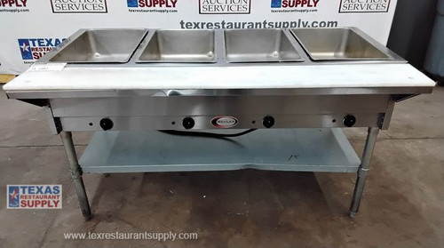 Bevles 58" Steam Table w/4 Wells
