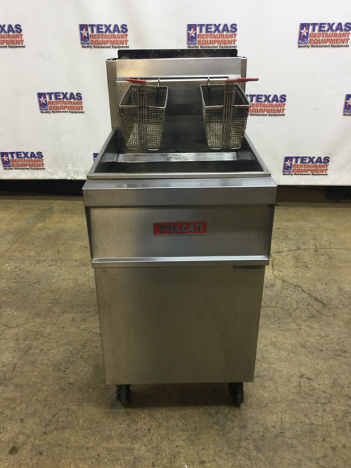 Vulcan 21” Gas 65lbs Deep Fryer