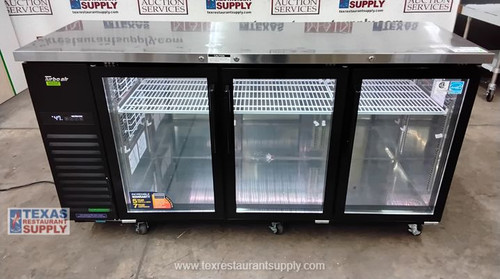 Turbo Air 73" 3 Glass Door Back Bar Cooler