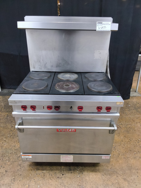 Vulcan E36L-7 Electric 6-Burner Range with Oven