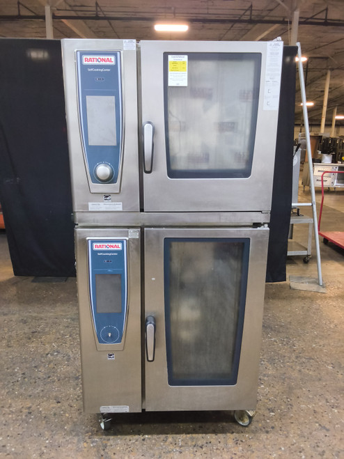 RATIONAL ELECTRIC DOUBLE STACK COMBI OVEN