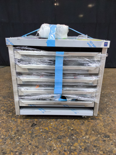 NEW 24" X 28" STAINLESS STEEL DRY DONUT CABINET WITH CASTER MF-2022