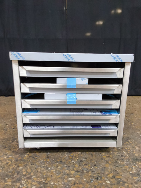 NEW 24" X 28" STAINLESS STEEL DRY DONUT CABINET WITH CASTER MF-2022