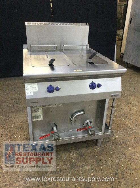 Thermaline Electrolux Gas 32” Two Bay Deep Fryer