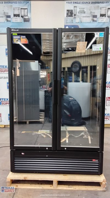 Turbo Air 51" Super Deluxe 2 Glass Door Merchandising Freezer