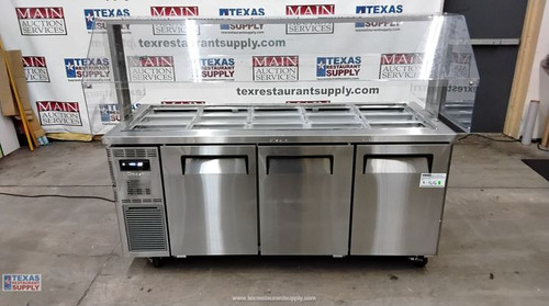 Turbo Air 72" 3 Door Refrigerated BuffettTable