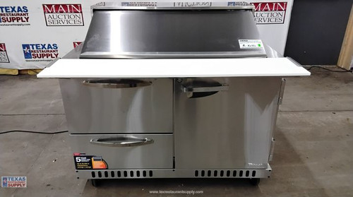Turbo Air 48" 2 Drawer, 1 Door Salad/Sandwich Prep Table