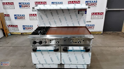 Radiance 2 Burner Stove w/ 36" Griddle and 2 Standard Oven
