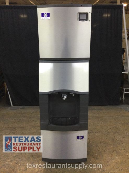 Manitowoc 460 Ibs Ice Maker With Ice Dispenser