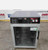 HATCO 20" HALF SIZE ONE DOOR GLASS HUMIDIFIED HOLDING CABINET ON CASTERS