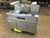 New! Frymaster 47” Gas One Bay Deep Fryer With 2 Dump Station/ Filtration System W/Casters