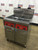 Nice! Vulcan 31” Gas 2 Bay 100 Lbs Deep Fryer W / Caster