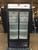 True 40”  Two Sliding Glass Doors Refrigerator