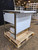 NEW 36" X 32" STAINLESS STEEL BEVERAGE STATION WITH CUP DISPENSER