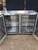 NICE GLASTENDER 60" 2-DOOR BACK BAR COOLER WITH CASTERS
