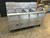 PITCO GAS 4 BAY DEEP FRYER WITH FILTRATION SYSTEM WITH CASTERS