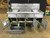 PITCO GAS 4 BAY DEEP FRYER WITH FILTRATION SYSTEM WITH CASTERS