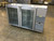 Glastender 60” 2 Glass Door Back Bar Cooler With Caster