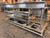 NEW 108" X 36" STAINLESS TEEL WORK PREP TABLE WITH ONE COMPARTMENT SINK