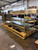 NEW 108" X 36" STAINLESS TEEL WORK PREP TABLE WITH ONE COMPARTMENT SINK