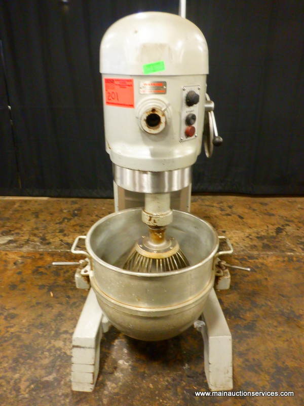 HOBART 60 QT DOUGH MIXER WITH BOWL AND ATTACHMENT