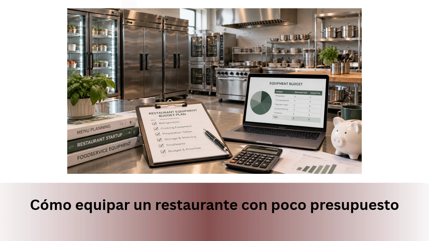 Cómo equipar un restaurante con poco presupuesto