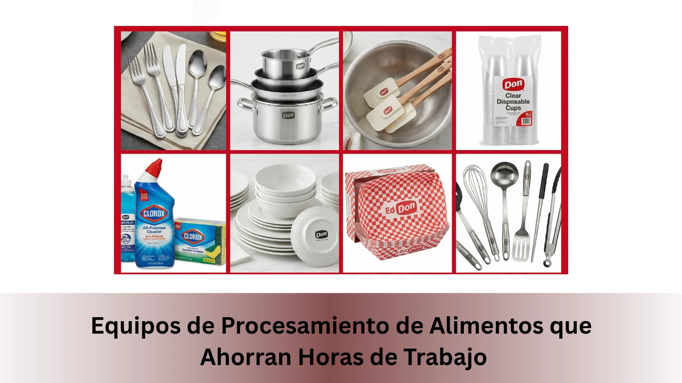 Equipos de Procesamiento de Alimentos que Ahorran Horas de Trabajo