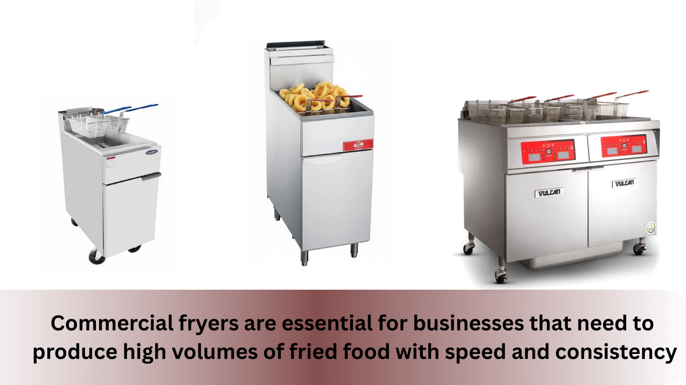 Commercial fryers are essential for businesses that need to produce high volumes of fried food with speed and consistency