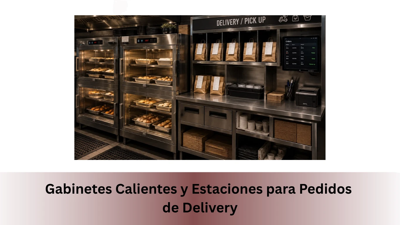 Gabinetes Calientes y Estaciones para Pedidos de Delivery