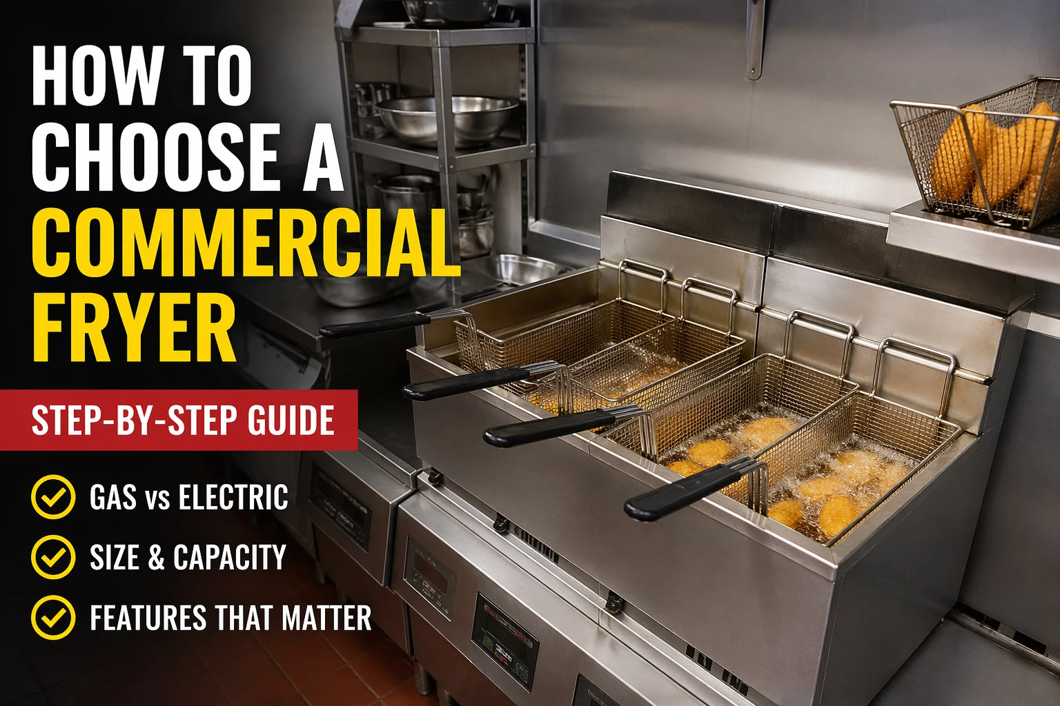 How to Choose a Commercial Fryer for Your Restaurant (Step-by-Step)