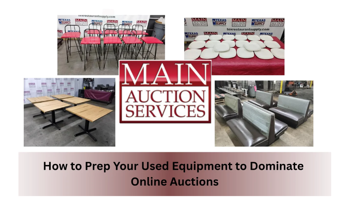 How to Prep Your Used Equipment to Dominate Online Auctions