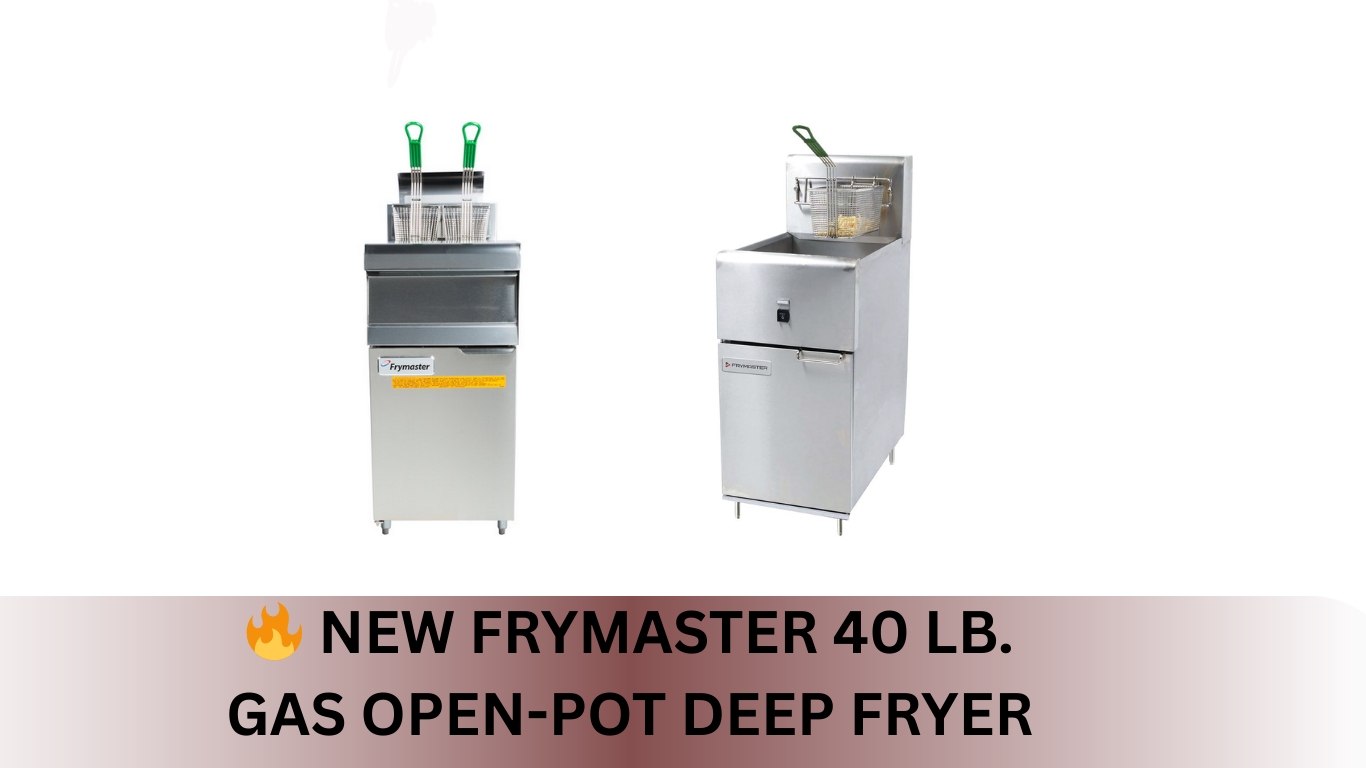 ?NEW FRYMASTER 40 LB. GAS OPEN-POT DEEP FRYER