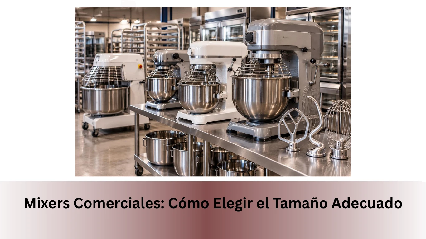 Mixers Comerciales: Cómo Elegir el Tamaño Adecuado