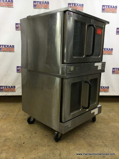 SOUTHBEND GAS DOUBLE STACK CONVECTION OVEN WITH CASTERS