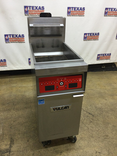 Vulcan 15”1/2 Gas 50 lb Deep Fryer With Caster