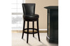 Boston Swivel Bar Stool|black lifestyle