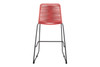 Shasta Outdoor Stackable Counter Stool (Set of 2)|brick_red