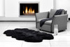 Auskin Longwool Pelted Rug|black___quarto_pelt___4x6ft lifestyle