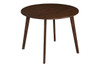 Clara Round Dining Table|walnut