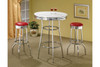 Cleveland 50's Soda Fountain Bar Table|white lifestyle