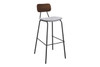 Colin Bar / Counter Stool (Set of 2)|bar___30_in__seat_height___walnut___grey