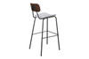 Colin Bar / Counter Stool (Set of 2)|bar___30_in__seat_height___walnut___grey