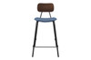 Colin Bar / Counter Stool (Set of 2)|counter___24_in__seat_height___walnut___blue