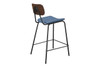 Colin Bar / Counter Stool (Set of 2)|counter___24_in__seat_height___walnut___blue