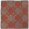 Designer Carpets: Verner Panton VP06 Rug (Rust Red / Purple Gray)