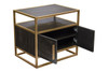 Empire End Table|gold