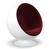 Eero Aarnio Ball Chair|burgundy_wool